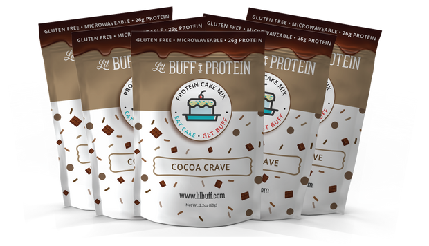 5- Pack Cocoa Crave Protein Cake Mix