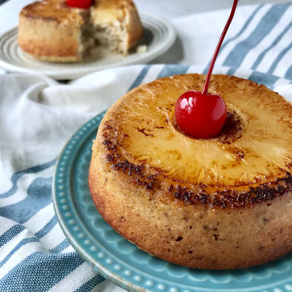 Pineapple Upside Down Protein Cake